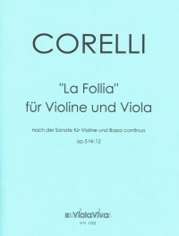 VV 102 • CORELLI - La Follia - Partitur, Stimmen (2)