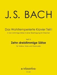 VV 631 • BACH - Wohltemp. Klavier Part 1, Vol. 3: 10 dreist